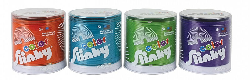 фото Игрушка-пружинка "Slinky", металлическая, цвет: фиолетовый