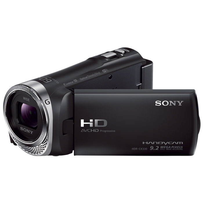 SonyHDR-CX330E,Blackвидеокамера