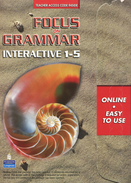 фото Focus On Grammar 1-5 Interactive Instructor Access Card