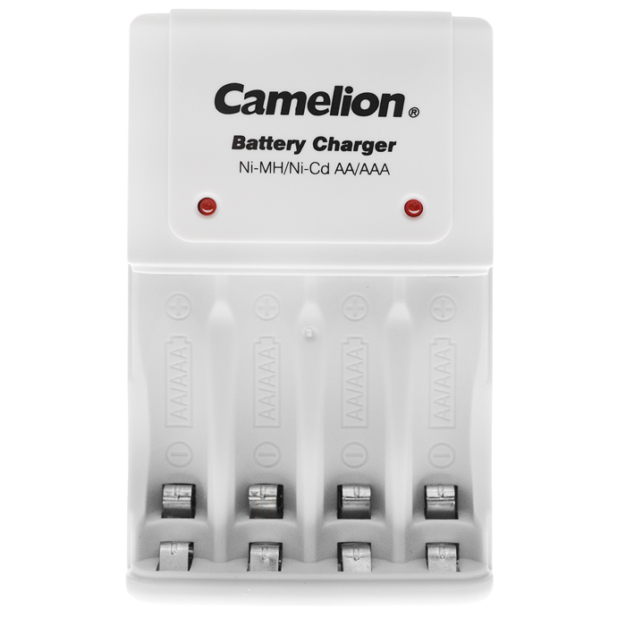 фото Зарядное устройство Camelion для 2-4AA/AAA, 200мА, 1 шт, белый