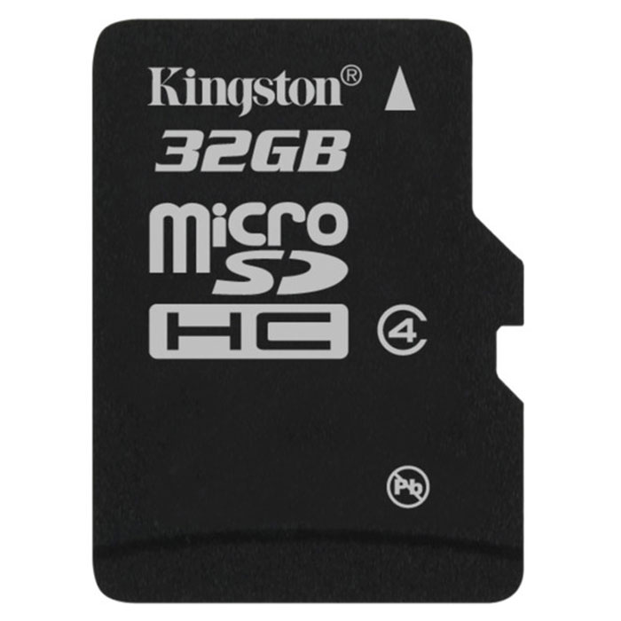 фото Kingston microSDHC Class 4 32GB карта памяти с адаптером