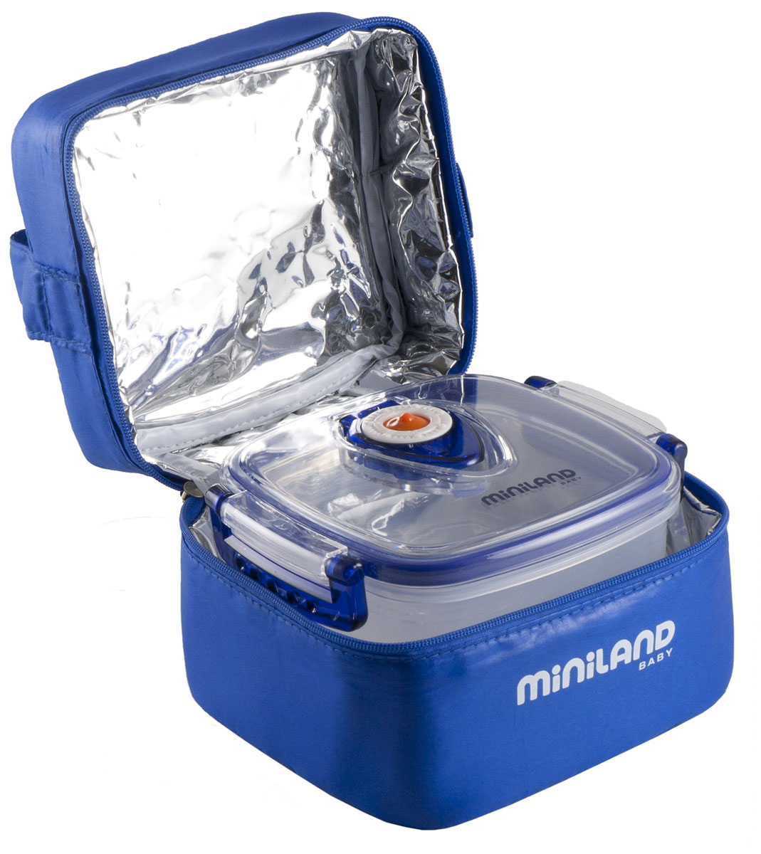 фото Термосумка Miniland "Pack-2-Go Hermifresh", с контейнерами, цвет: синий