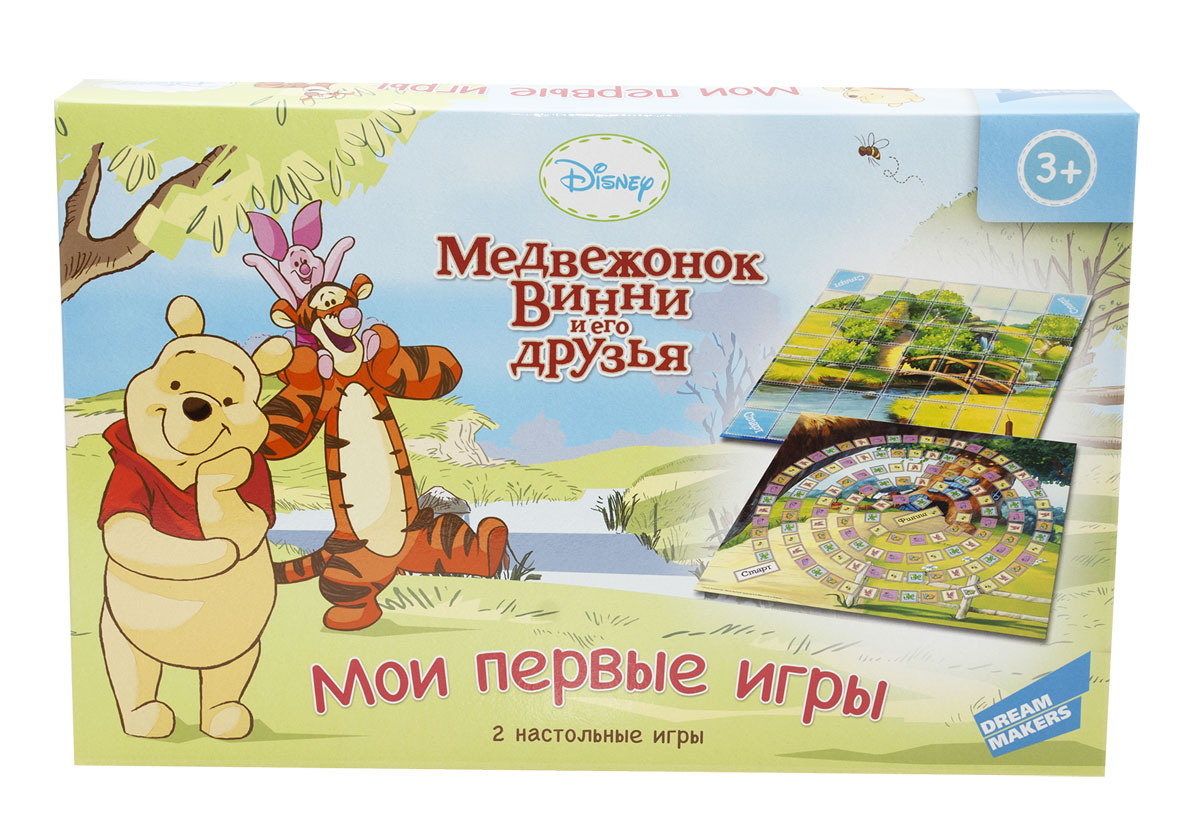 фото Winnie the Pooh Обучающая игра Медвежонок Винни и его друзья Мои первые игры 2 в 1