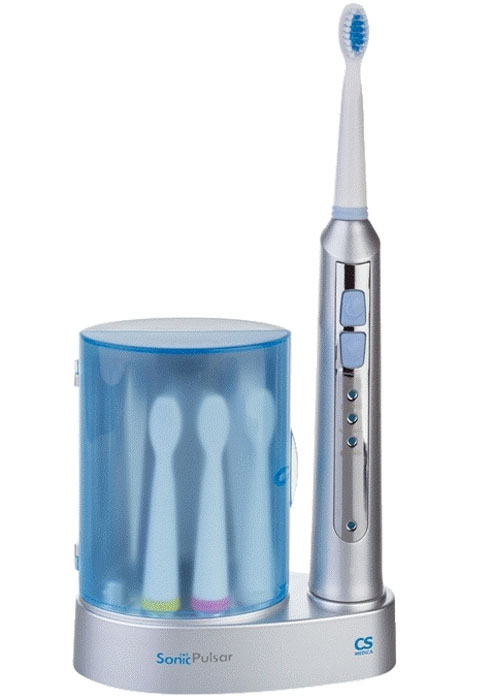 фото Зубная щетка CS Medica SonicPulsar CS-233-UV электрическая, с ультрафиолетовым дезинфектором