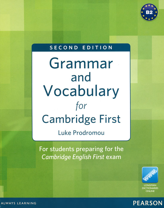 фото Grammar and Vocabulary for Cambridge First Pearson education limited