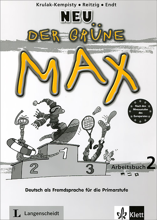 фото Neu der Grune Max: Arbeitsbuch 2: Deutsch als Fremdsprache fur die Primarstufe (+ CD) Klett-langenscheidt