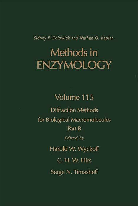 фото Methods in Enzymology: Volume 115: Diffraction Methods for Biological Macromolecules: Part B Academic press