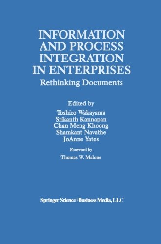 Книга "Information And Process Integration In Enterprises: Rethinking ...