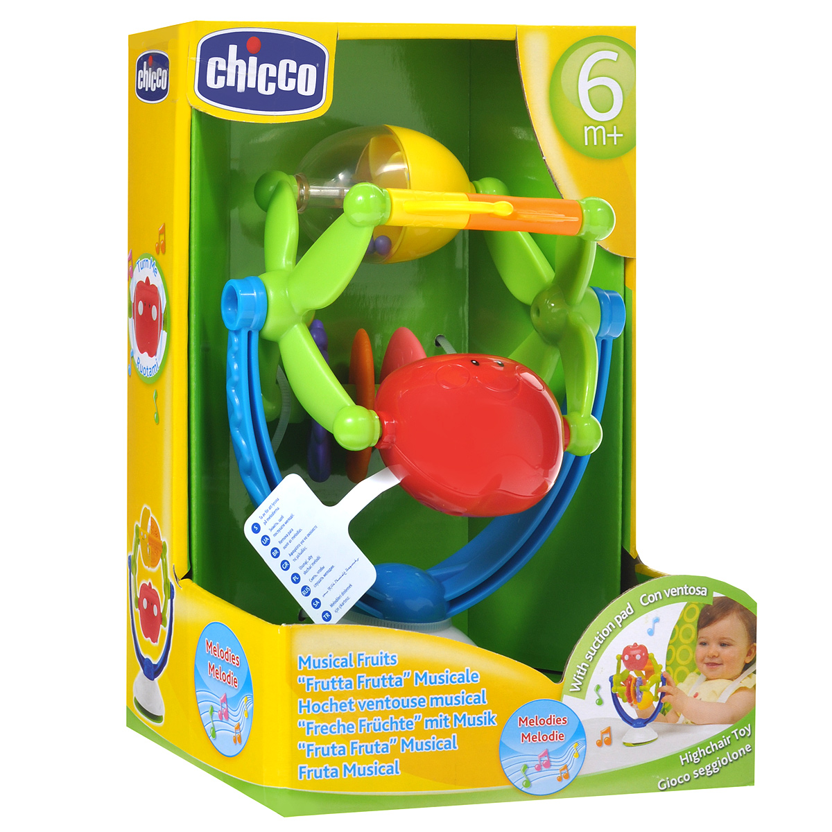 фото Chicco Игрушка развивающая музыкальная Фрукты