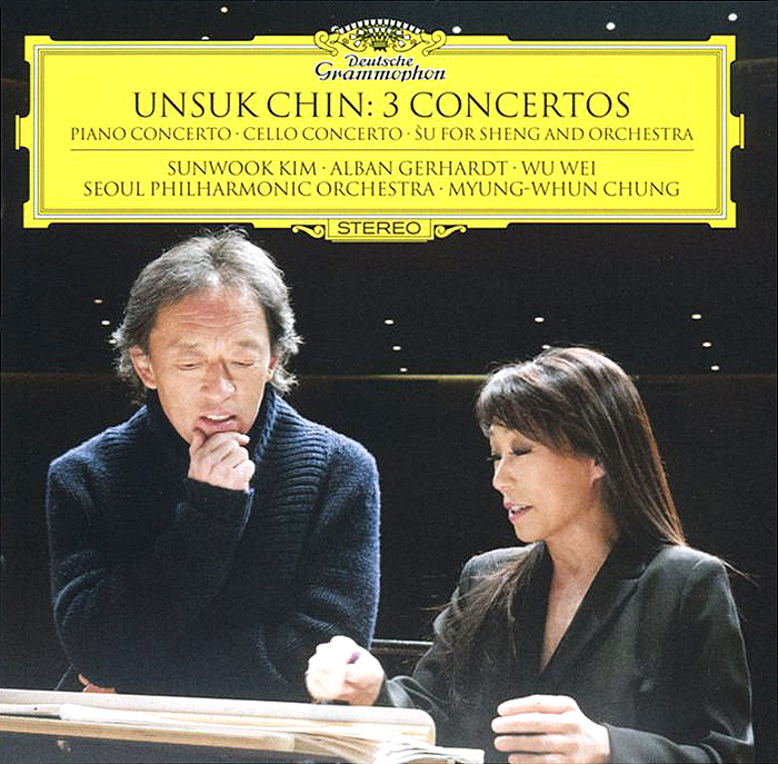 Санвук Ким,Алдан Герхардт,Вэй Вью,Seoul Philharmonic Orchestra Sunwook Kim, Alban Gerhardt, Wu Wei, Seoul Philharmonic Orchestra, Myung-Whun Chung. Bysuk Chin. 3 Concertos Санвук Ким,Алдан Герхардт,Вэй Вью,Seoul Philharmonic Orchestra Sunwook Kim, Alban Gerhardt, Wu Wei, Seoul Philharmonic Orchestra, Myung-Whun Chung. Bysuk Chin. 3 Concertos