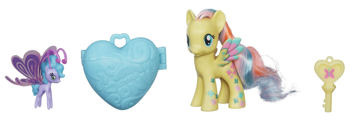 фото My Little Pony Пони с сердечком Флаттершай и Сиа Бриз