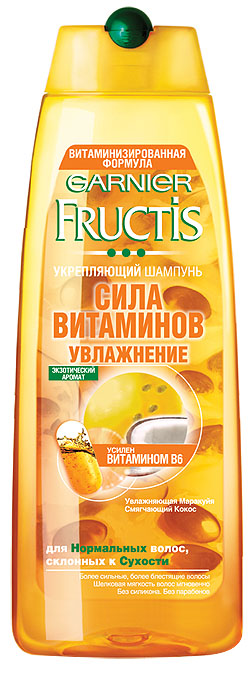 Garnier Fructis Шампунь для волос "Фруктис, Сила витаминов" укрепляющий ...