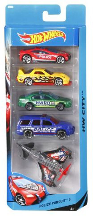 фото Подарочный набор из пяти машинок Hot Wheels в ассорт. из серии HW CITY