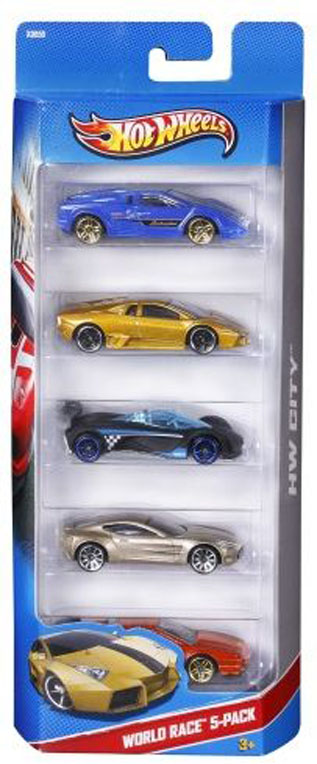 фото Подарочный набор из пяти машинок Hot Wheels в ассорт. из серии HW CITY