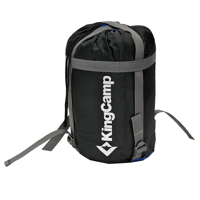 фото Спальный мешок KingCamp "Treck 200 KS3191", правосторонняя молния, цвет: синий