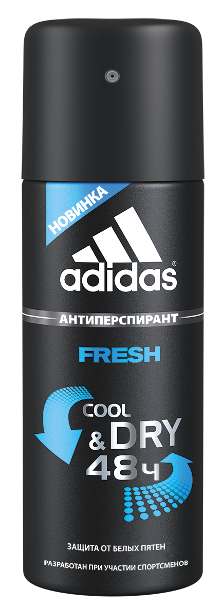 фото Adidas "Action 3 Fresh For Man". Дезодорант-антиперспирант, 150 мл