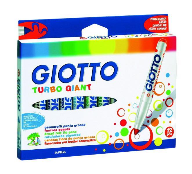 фото Фломастеры Giotto "Turbo Giant", 12 цветов