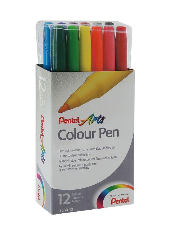 фото Фломастеры Pentel "Color Pen", 12 цветов