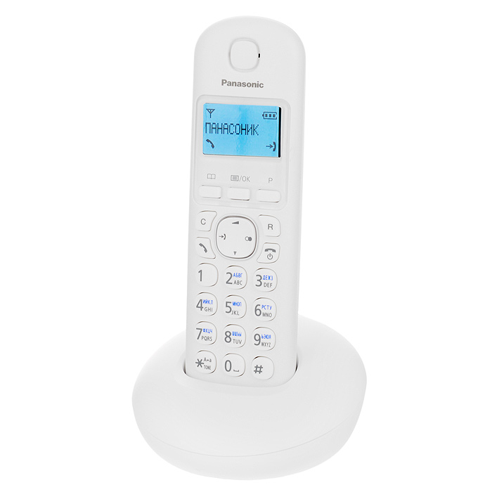 Радиотелефон Panasonic KX-TGB210RUW, белый — купить в интернет-магазине ...