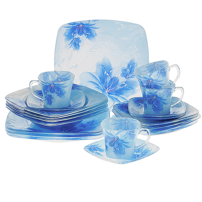 Озон интернет магазин комплекты. Набор столовой посуды Porcelain industry. Набор столовой посуды синий Люминарк. Посуда Люминарк голубая. Озон посуда Люминарк.
