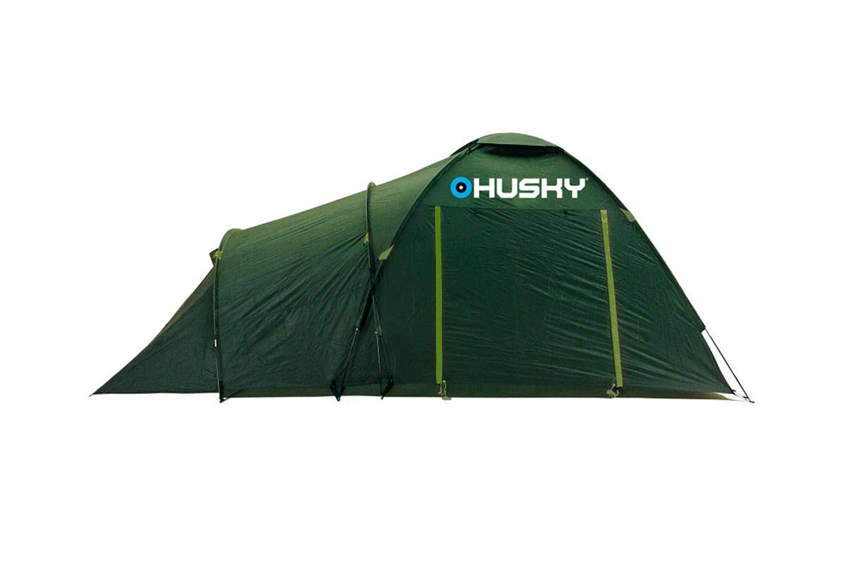 фото Палатка Husky Boston 5 Dark Green, цвет: темно-зеленый