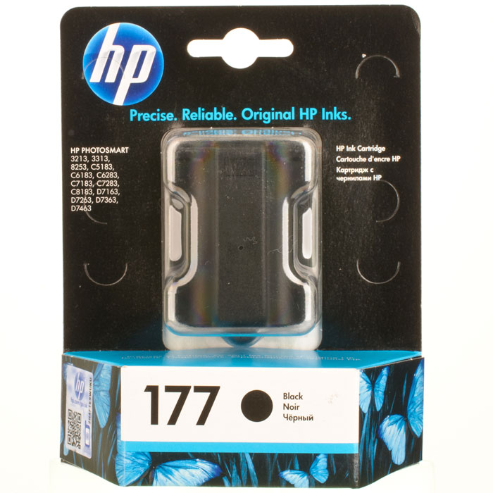 фото HP C8721HE (177), Black струйный картридж