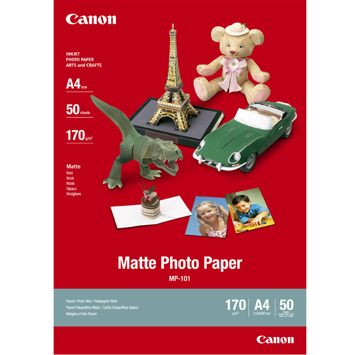 Canon MP-101 170/A4/50л Matte Photo Paper (7981A005) Canon MP-101 170/A4/50л Matte Photo Paper (7981A005)