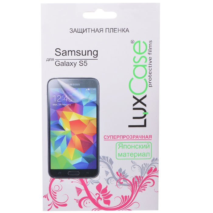 фото Luxcase защитная пленка для Samsung Galaxy S5, суперпрозрачная