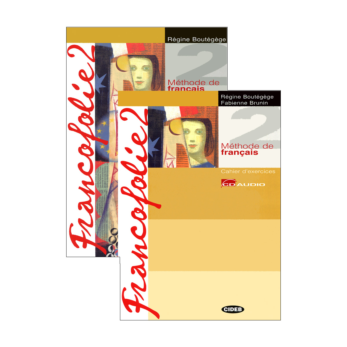 Francofolie 2: Livre de l'eleve. Cahier d'exercices (комплект из 2 книг + Portfolio, 2 CD, 1 CD-ROM) francofolie 1 livre de l eleve cd rom
