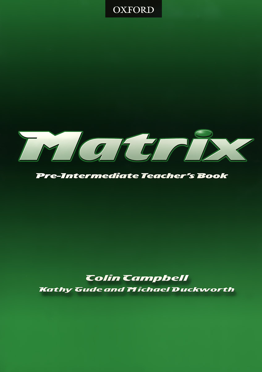 фото Matrix: Pre-Intermediate: Teacher's Book Oxford university press