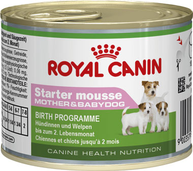 фото Консервы Royal Canin "Starter Mousse", для щенков и кормящих собак, 195 г