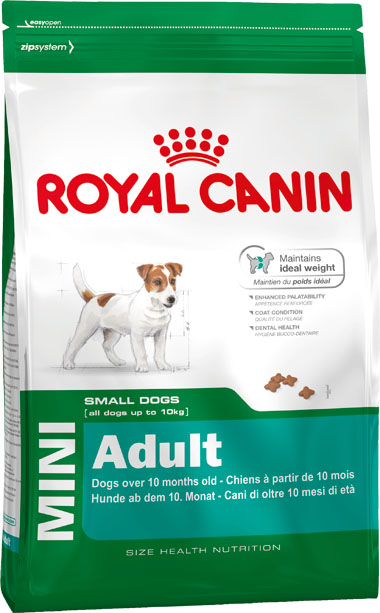 фото Корм сухой Royal Canin "Mini Adult", для собак мелких размеров с 10 месяцев до 8 лет, 8 кг