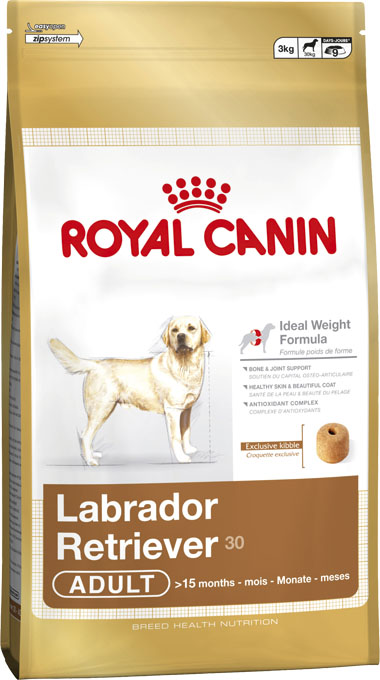 фото Корм сухой Royal Canin Labrador Retriever Adult, для собак породы лабрадор ретривер старше 15 месяцев, 12 кг