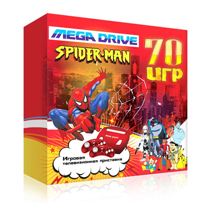 фото Игровая приставка MegaDrive "Spider-man" 70 игр