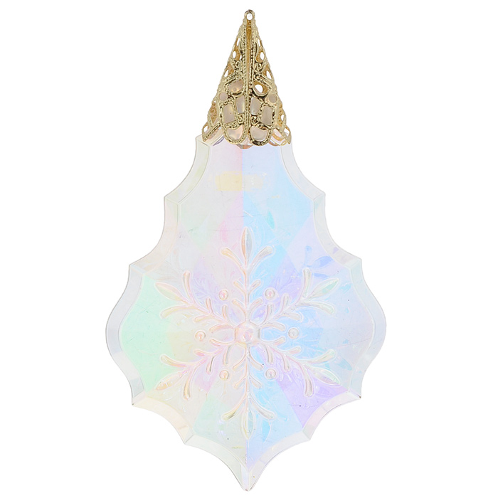 фото Новогоднее подвесное украшение Феникс-Презент "Капелька 2", 6,5 х 11,5 см