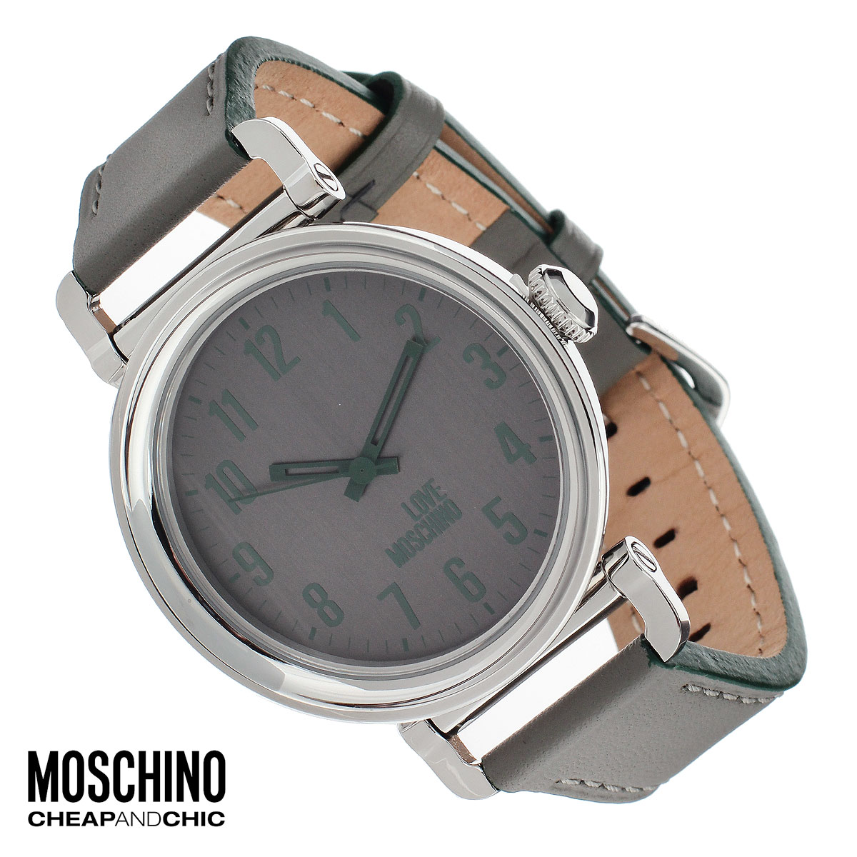 фото Часы женские наручные "Moschino", цвет: серый. MW0451