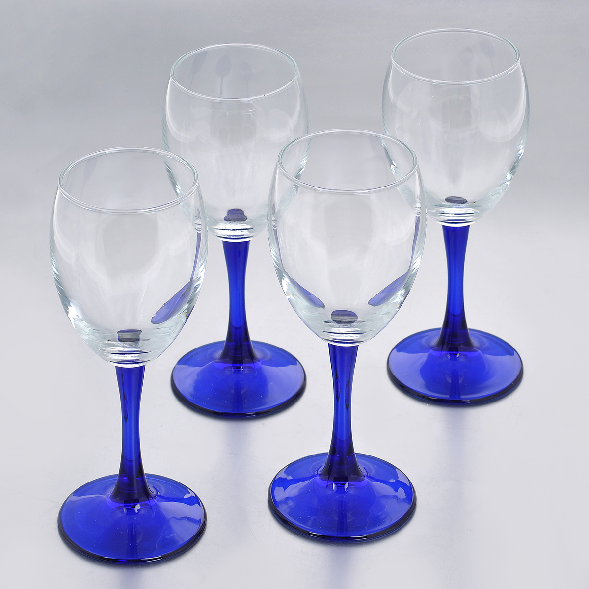 фото Набор бокалов для вина Pasabahce Workshop "Imperial", цвет: синий, 240 мл, 4 шт