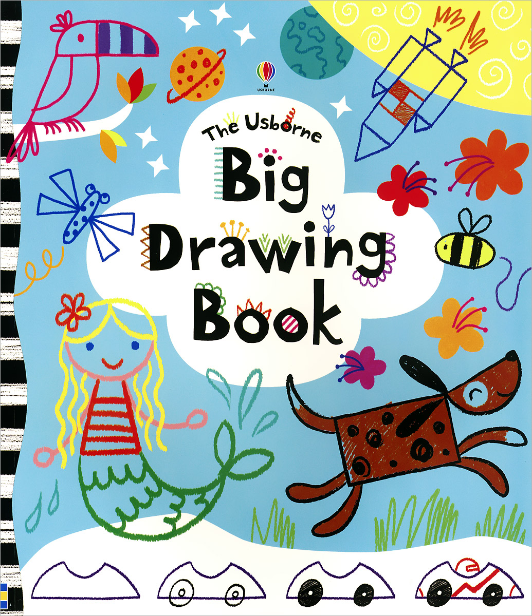 Big draws. Книга рисунок. Watt Fiona "Monster Doodles".