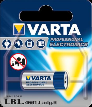 фото Батарейка Varta "Professional Electronics", тип LR 1, 1,5В, 1 шт
