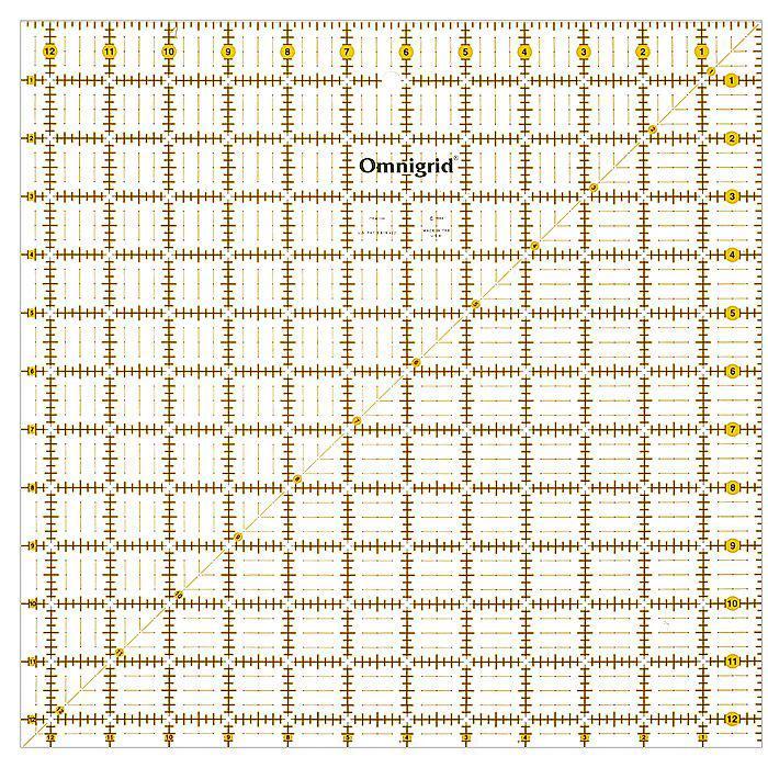 Линейка универсальная Prym Omnigrid для пэчворка, с дюймовой шкалой, 31,75 см х 31,75 см Линейка универсальная Prym Omnigrid для пэчворка, с дюймовой шкалой, 31,75 см х 31,75 см