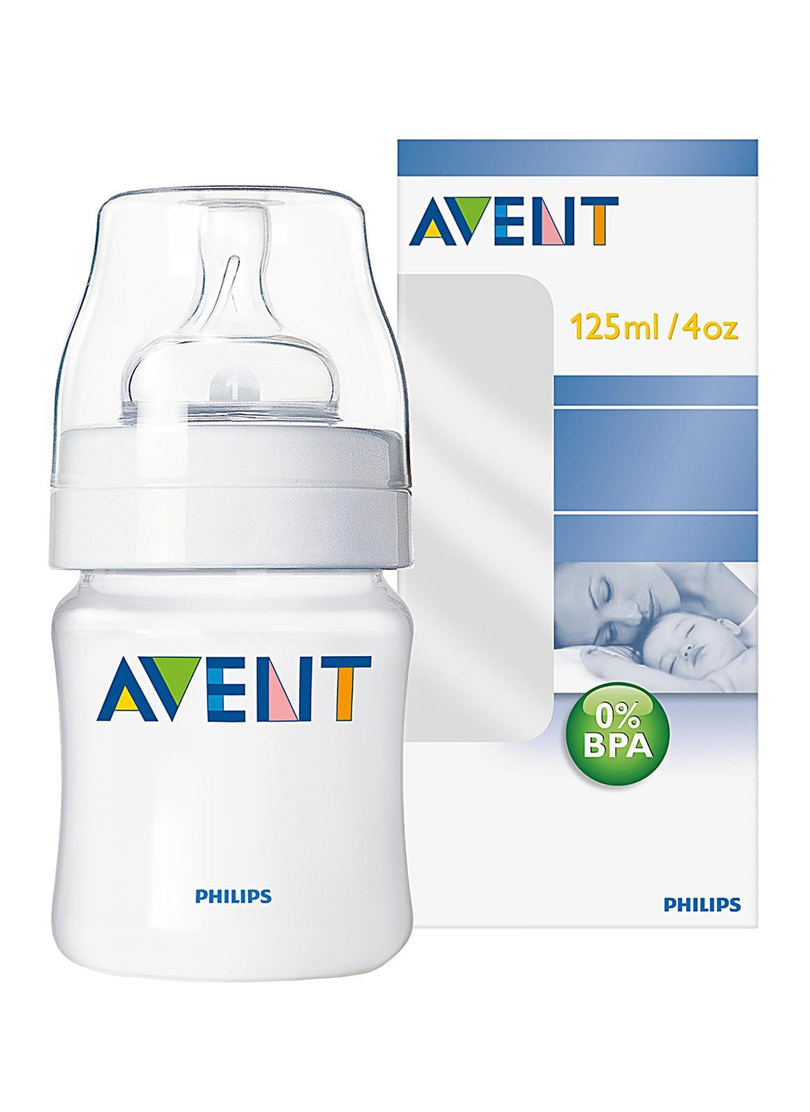Бутылочка пластиковая Avent (Авент), 125 мл, от 0 месяцев — купить в ...