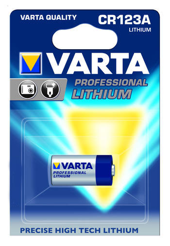 фото Батарейка Varta "Professional Lithium", тип CR123A, 3В, 1 шт