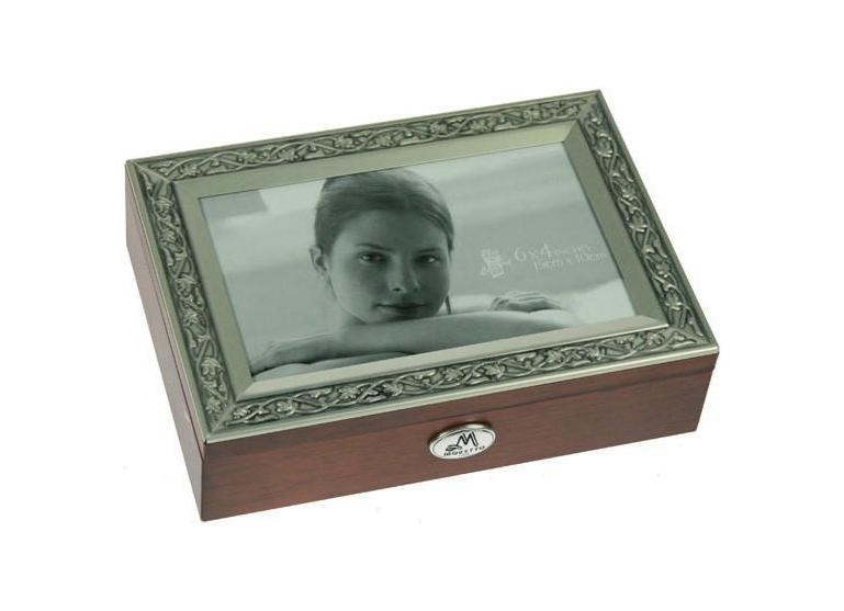 фото Шкатулка ювелирная "Moretto", цвет: коричневый, 18 х 13 х 5 см 39800 Русские подарки