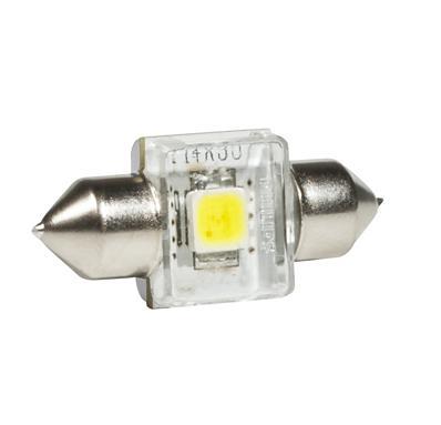 фото Сигнальная автомобильная лампа Philips Fest T14 12V-1W (SV8,5-30/11) LED 4000K (к.уп.1шт.) 12940 4000KX1