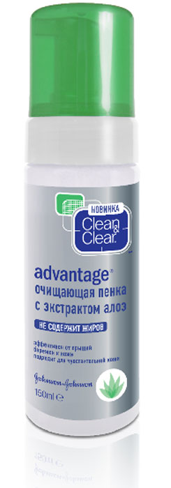 Clean&Clear Очищающая пенка для лица 