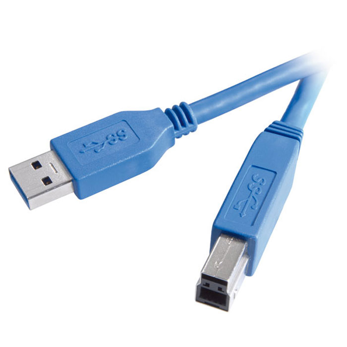 фото Vivanco кабель USB 3.0 A/B, Blue, 1.8 м