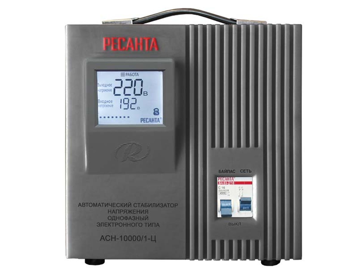 Стабилизатор напряжения Ресанта АСН-10 000/1-Ц