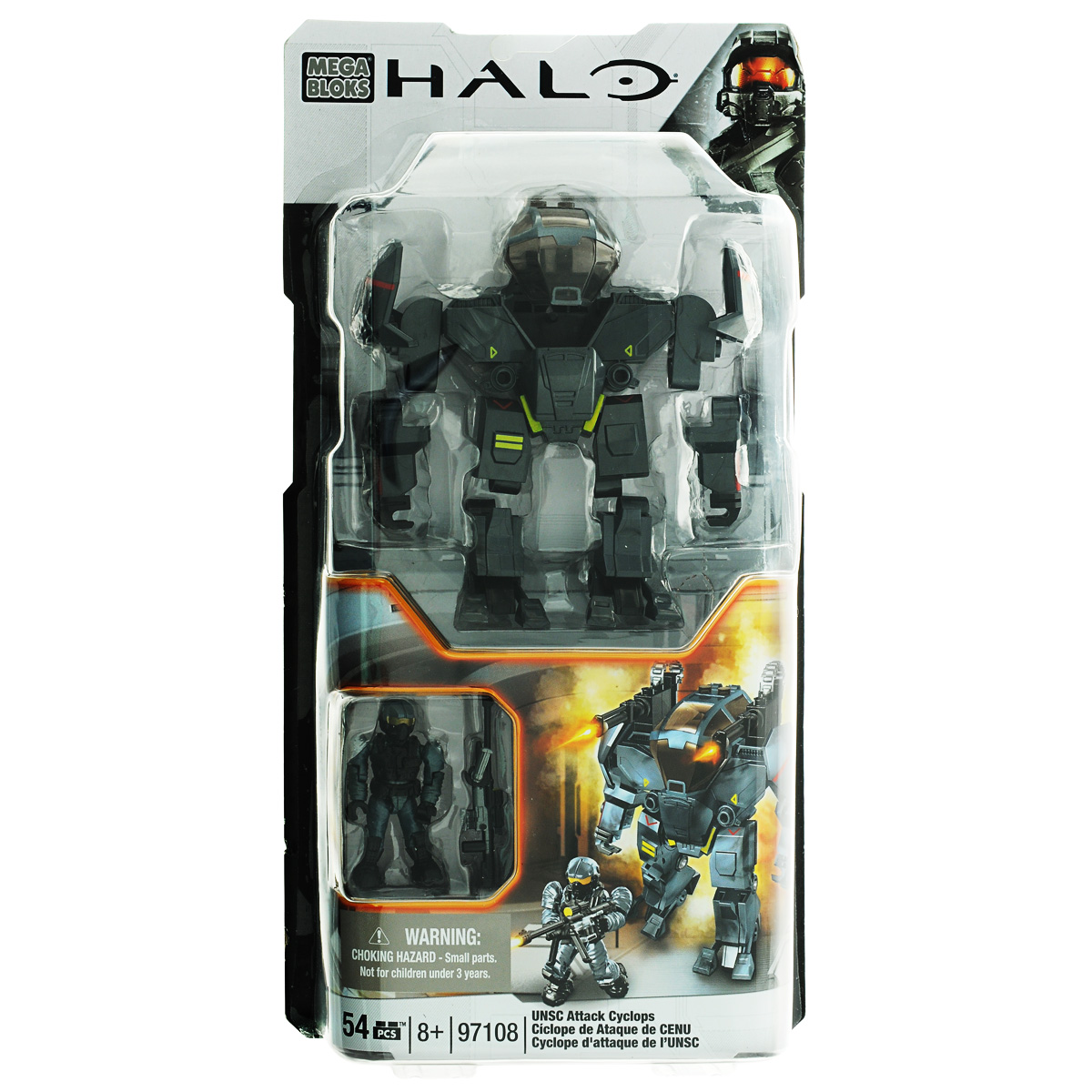 Mega Bloks Игровой набор-конструктор "Halo: Cyclops Attack", 54 ...