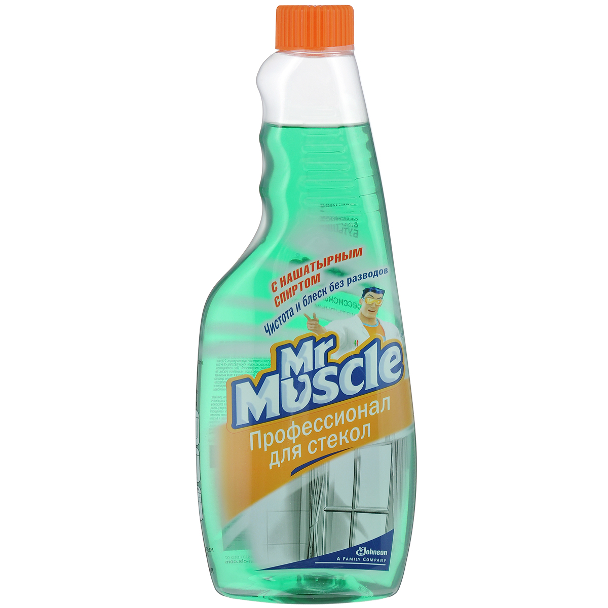 Mr. muscle с нашатырным спиртом для стекол 500 мл
