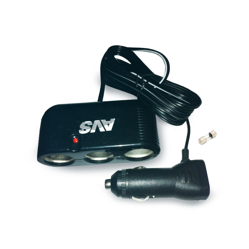 Характеристики Разветвитель прикуривателя AVS \"CS301\", со светодиодной ...